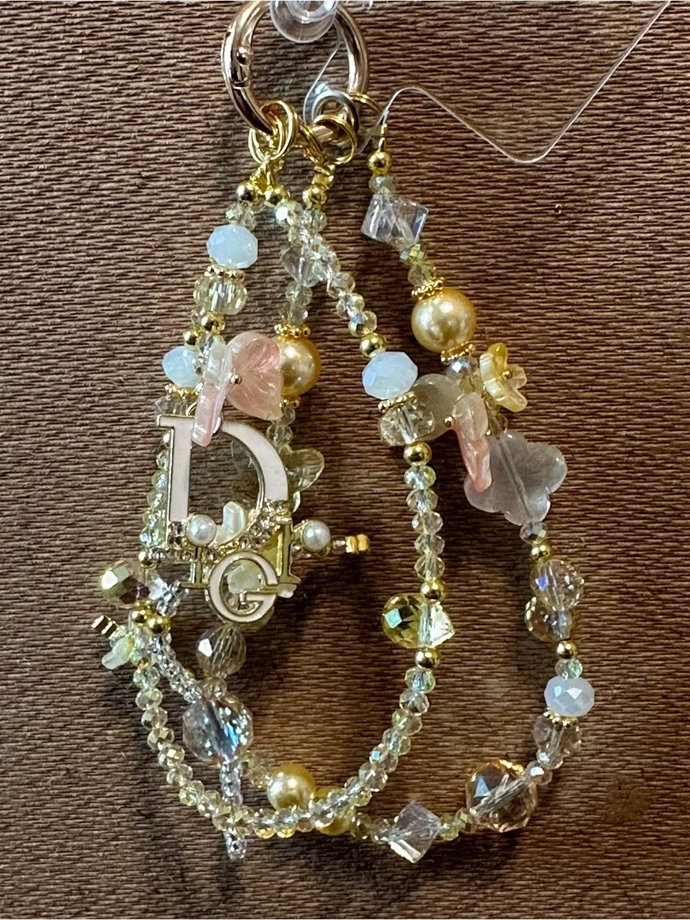 Assorted Beaded Bag/Phone Charms